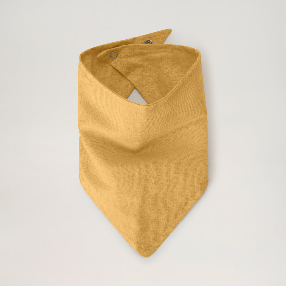 Linen Drool Bib - New!